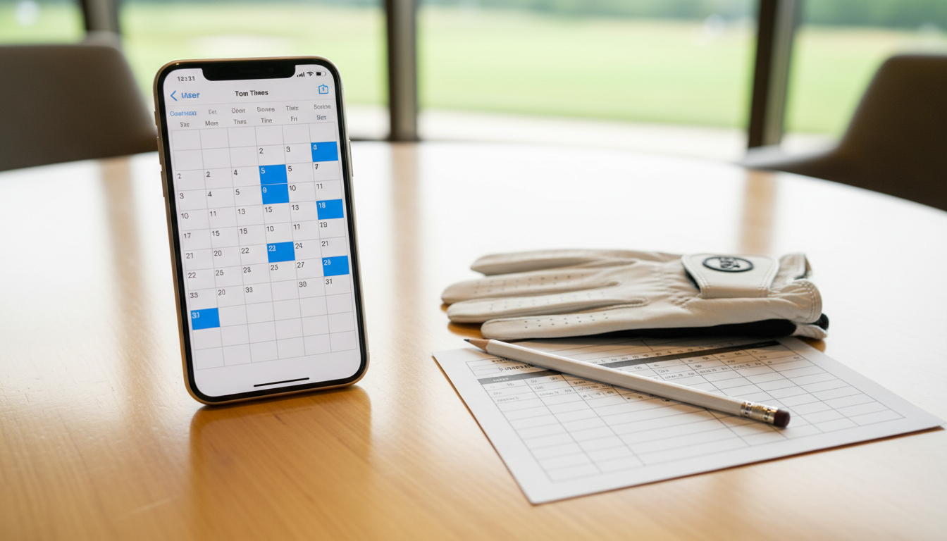 Tee time golf automatique : ne plus rater aucune réservation en 2026